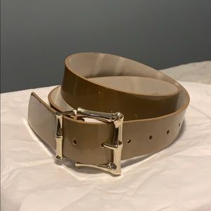 White House Black Market Tan Belt